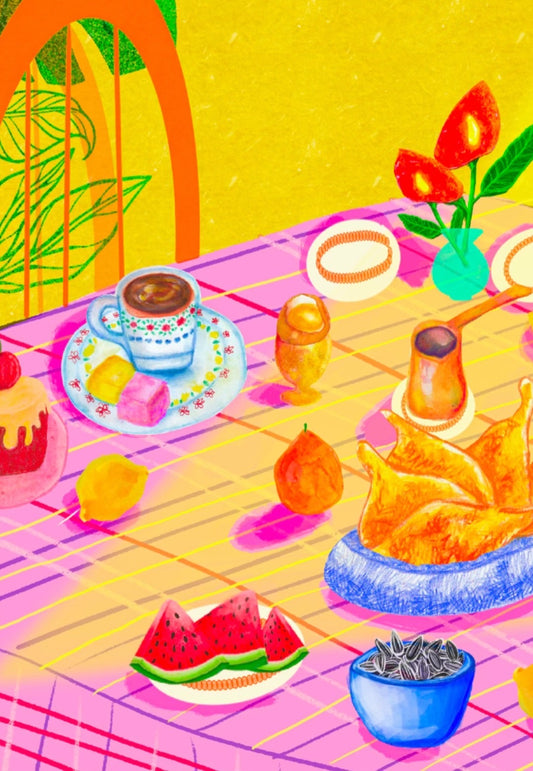 Arab Dining Table 01