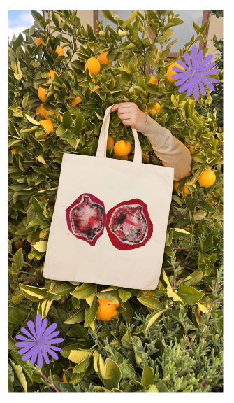 Pomegranate Tote Bag