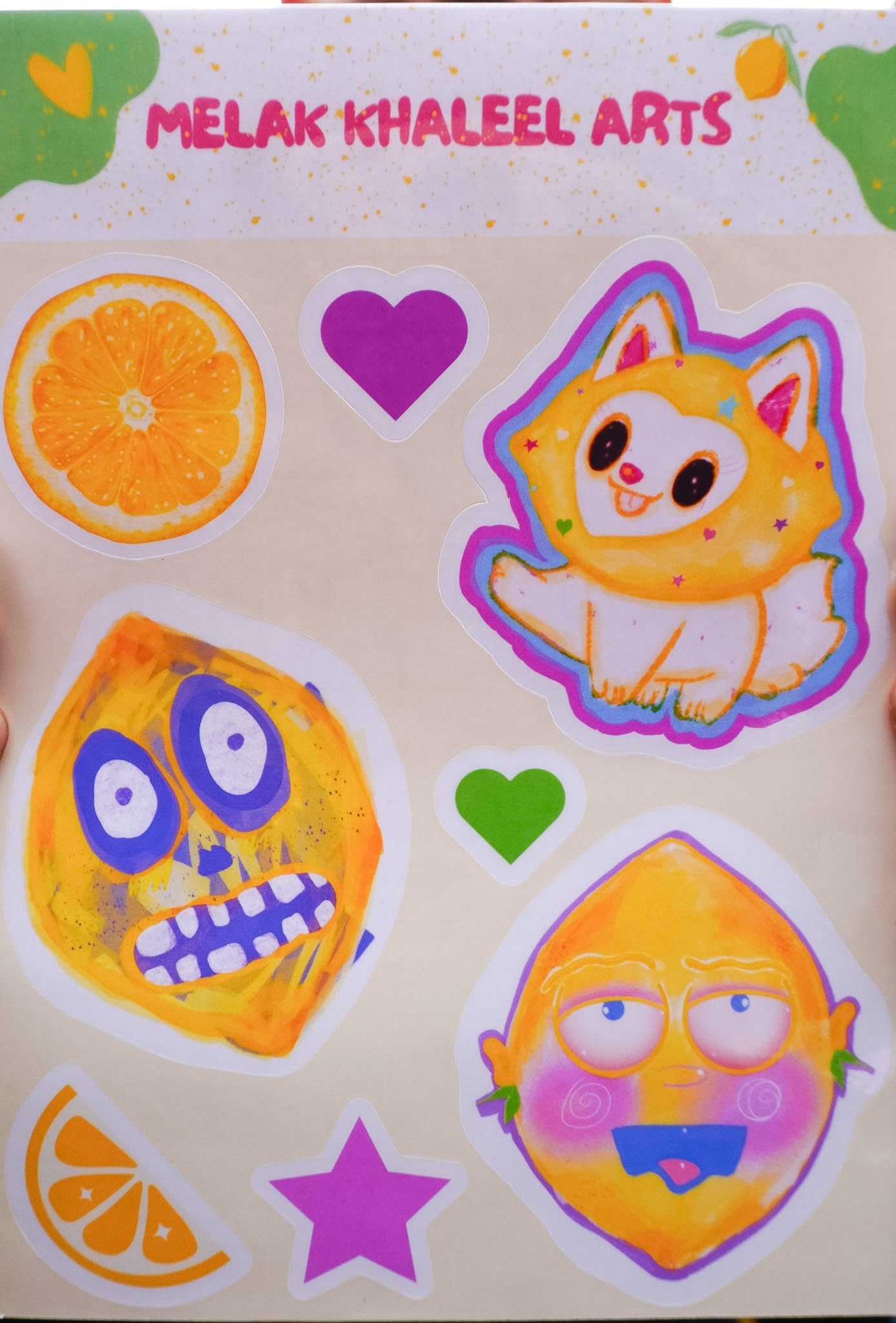 Zesty Lemons Sticker Sheet