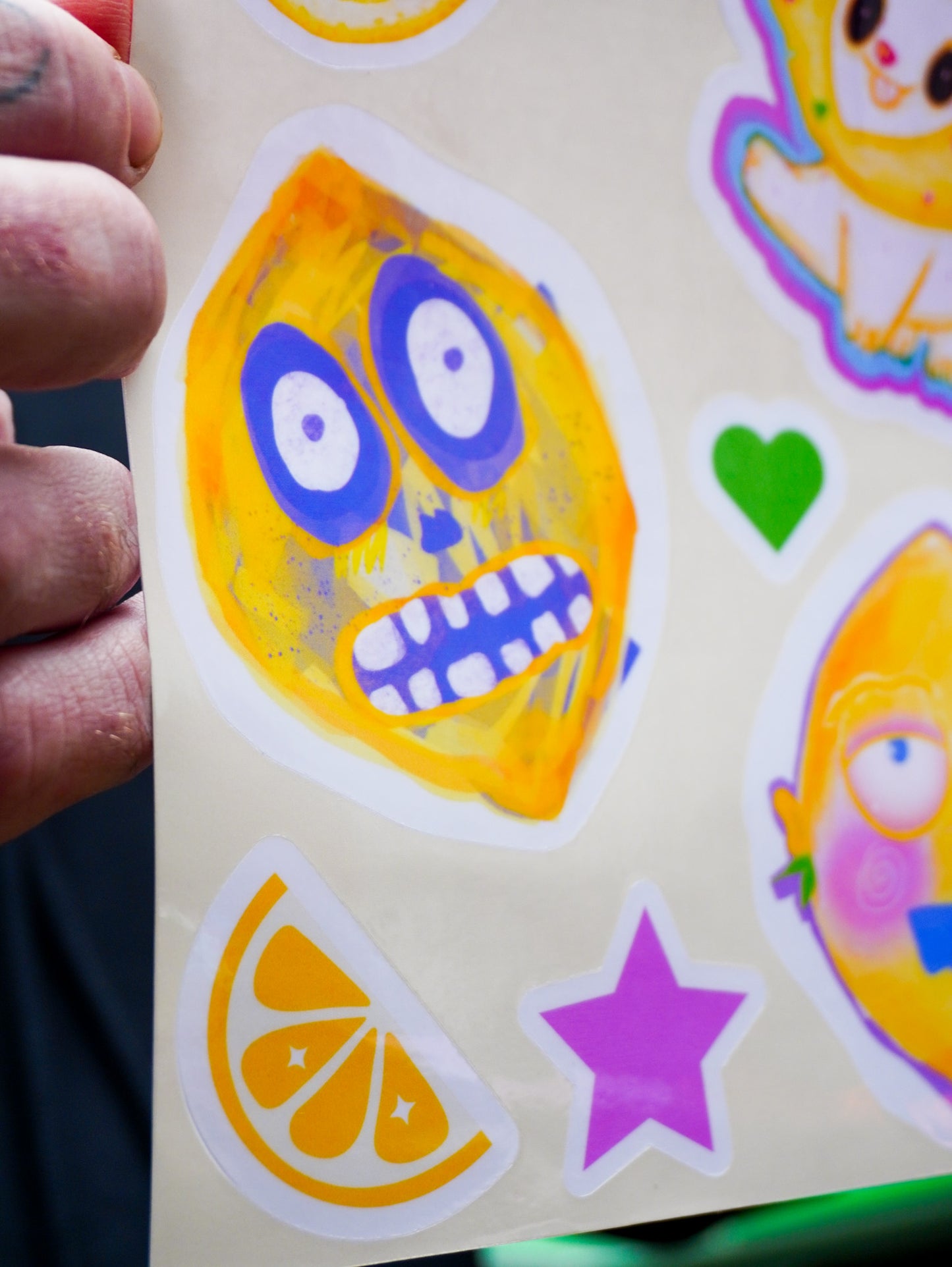 Zesty Lemons Sticker Sheet