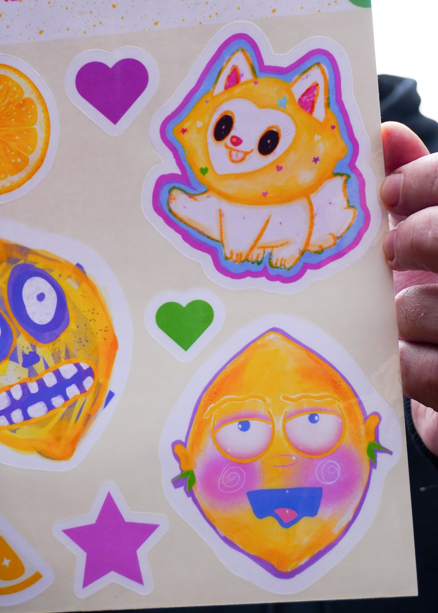 Zesty Lemons Sticker Sheet