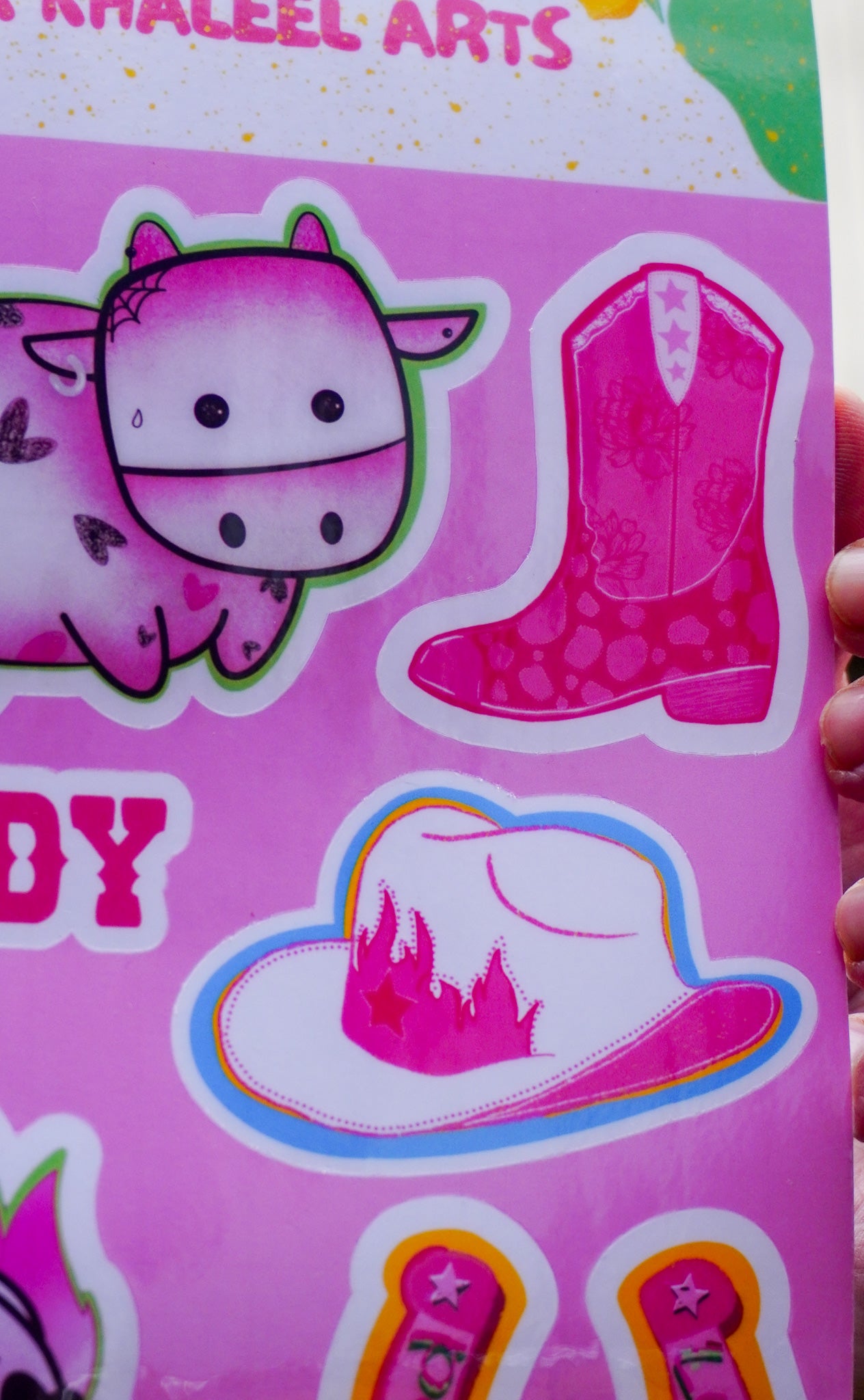 Tattooed Pink Baddies Sticker Sheet