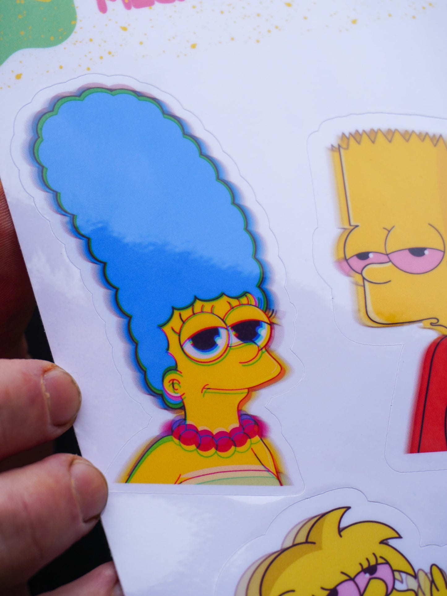 The Simpsons (Stoned) Sticker Sheet